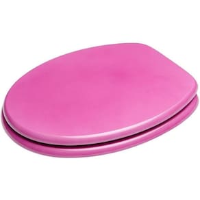 Assento Sanitario Tampa Vaso Almofadado Super Macio Universal Todos Os Modelos De Privada Banheiro Lavabo Rosa