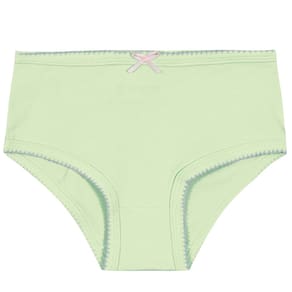 Calcinha Infantil Menina Em Cotton Verde Brandili