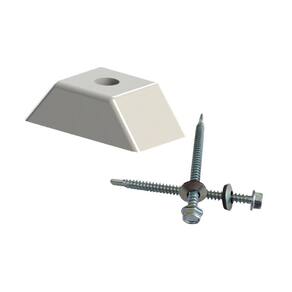Kit 100 Calços Trapézio T16 Greca + 100 Parafusos
