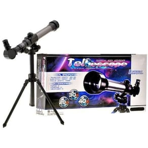 Telescopio Astro Terrestre Kit 3 Lentes Tripe Luneta Ciencia Espaço Escola