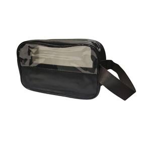 Kit Viagem 4 Frascos Silicone Porta Creme Shampoo 90ml + Bolsa Necessaire Estojo Organizador Para Cosméticos