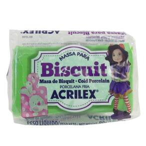 Massa De Biscuit Ou Porcelana Fria Acrilex 90G Verde Musgo