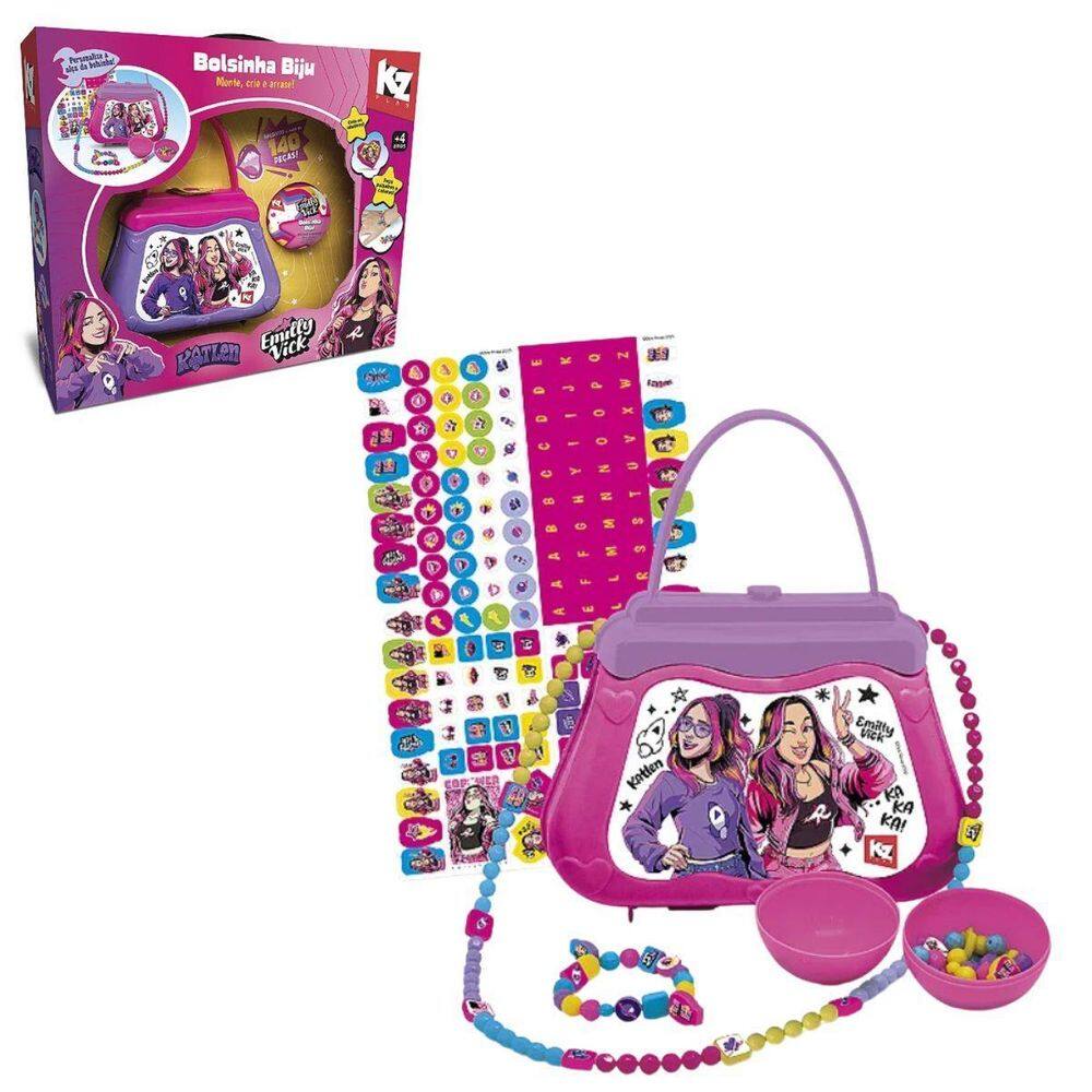 Brinquedo Bolsinha Biju Emilly Vick E Katlen Dos Rosa - Elka