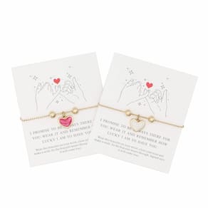 Pulseira SmileBelle Rakhi, presentes para irmã, melhor amiga, ouro 14K