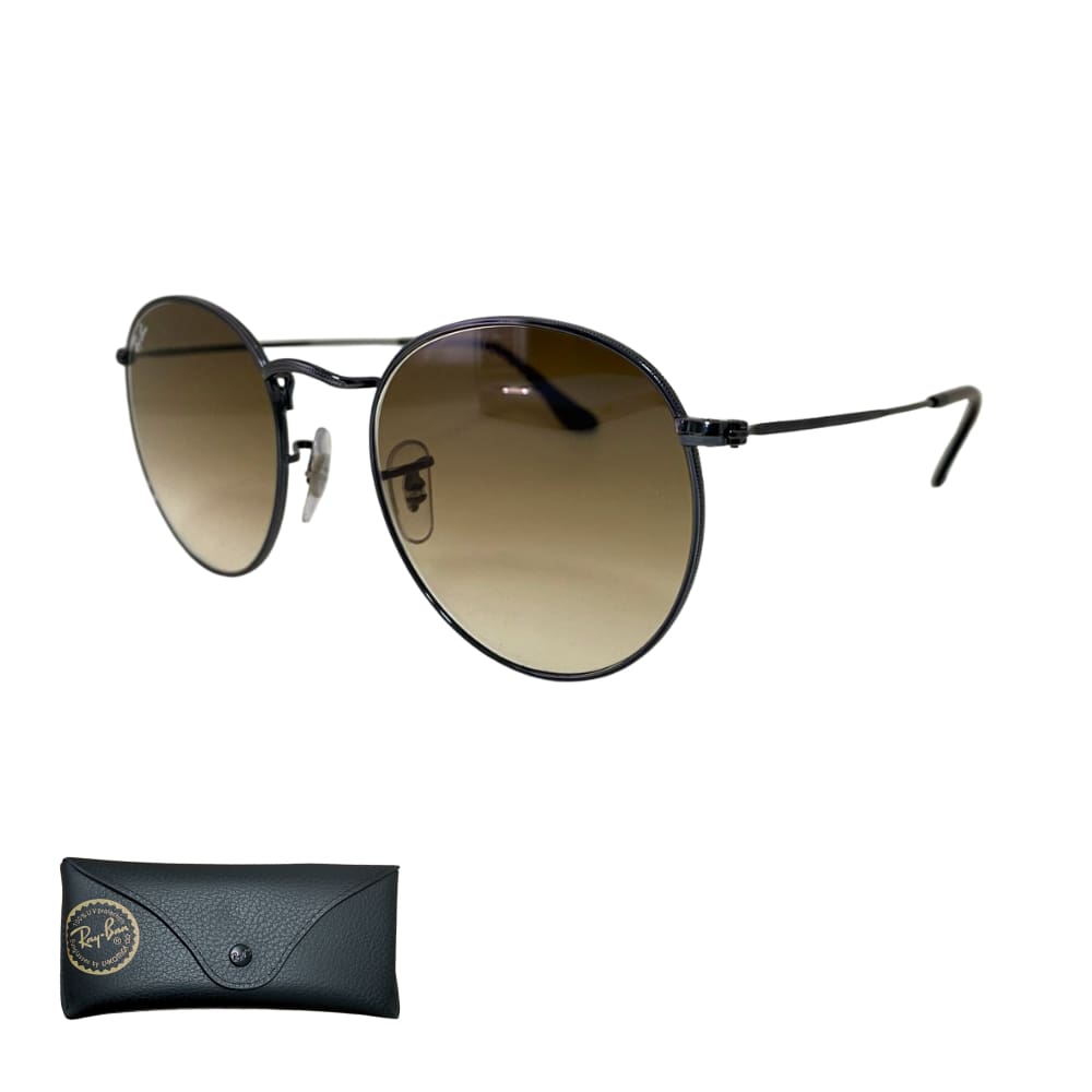 Óculos De Sol Ray Ban Round Flat Lenses RB3447N Tamanho 53