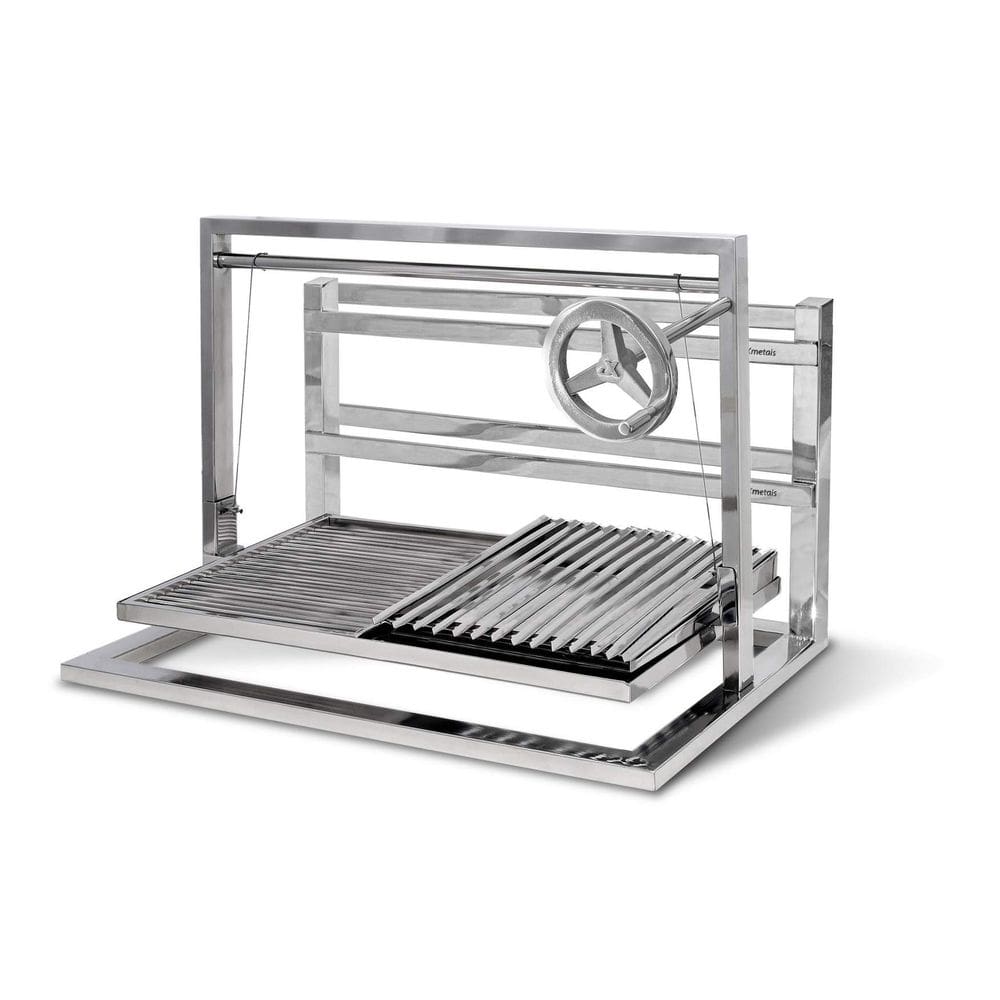 Grill Elevatório em Aço Inox Unique - JX Metais