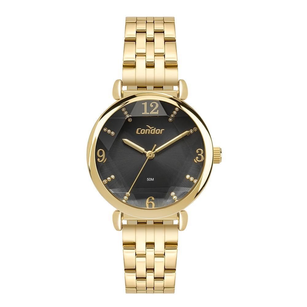 Relógio Condor Feminino Elegante Dourado - CO2035NJQ/4P