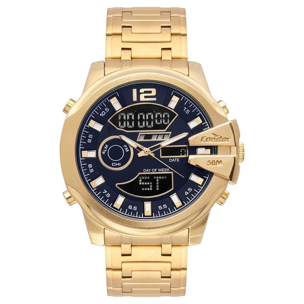 Relógio Condor Masculino Digital Dourado - COFS0609AB/4A