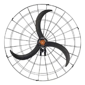 Ventilador De Parede Preto Bivolt 100cm Goar V100