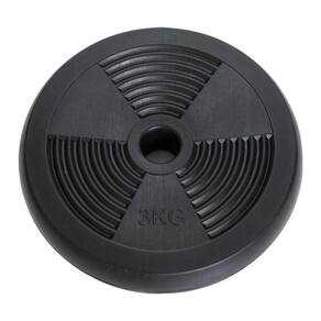 Anilha Emborrachada Vazada 10Kg - Ultrafit - Preto