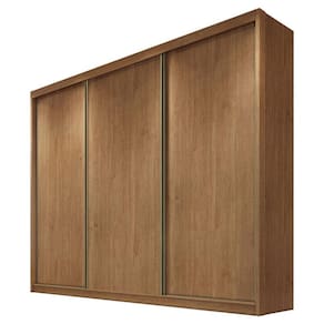Guarda Roupa Casal Londres 3 Portas 6 Gavetas Cumaru 23 – Novo Horizonte