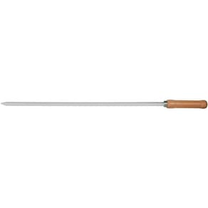 Espeto Simples para Churrasco 75cm Aço Cromado Mor