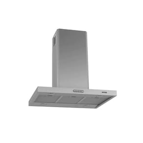 Coifa Ilha 75cm Retangular Inox, 3 Velocidades, Painel Touch, Iluminação Led e Filtro de Carvão Ativado Fogatti