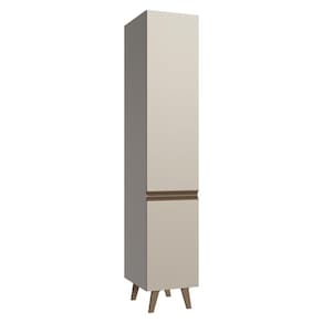 Paneleiro 40 cm 2 Portas Com Pés Crema Nice Madesa