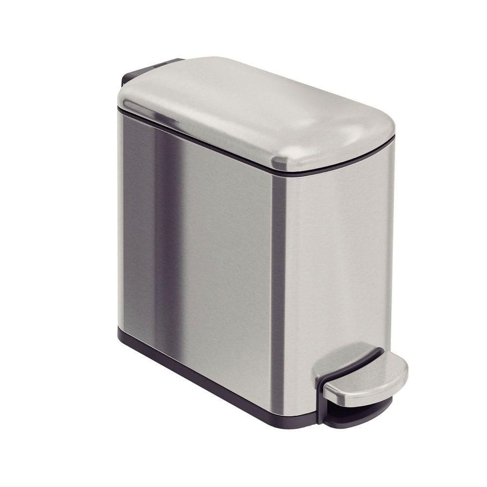 Lixeira Tramontina Tipo D Slim Inox Acabamento Acetinado 6 L Tramontina