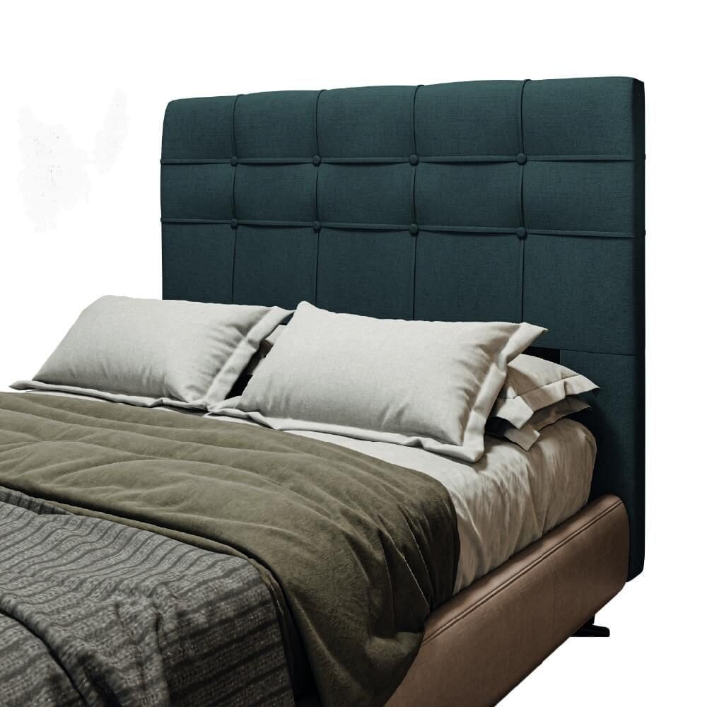 Cabeceira Estofada Para Cama Box Casal Hanover 1,40m Suede Dobuê