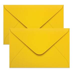Envelope Convite De Casamento Amarelo 160X235Mm Scrity 100Un