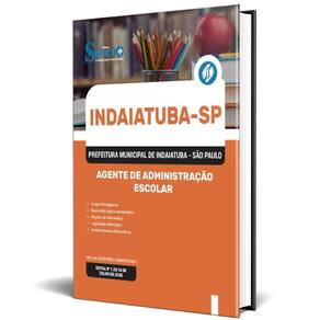 Apostila Indaiatuba Sp 2025 Agente Administração Escolar