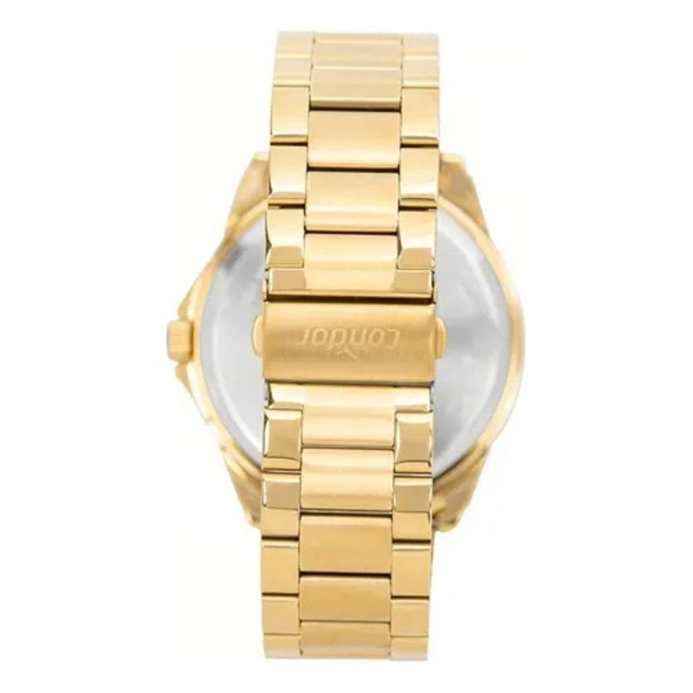 Kit Relógio Masculino Condor Dourado Co2115Myn/K4K