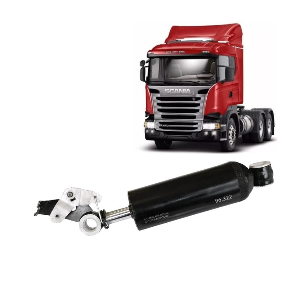 Amortecedor Mola Gás Banco Scania Série 5 P/g/r 08 A 12 [F103]