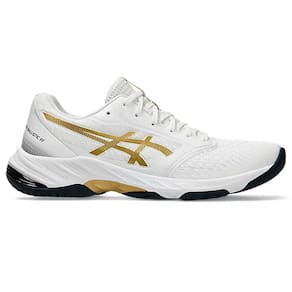 Tênis Asics Netburner Ballistic Ff 3 Masculino - Branco+dourado