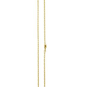 Corrente Cartier Elo Médio Folheada A Ouro 18K