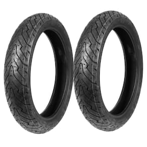 Kit Par Pneu Scooter 3.50-10 59J Angel Segurança Pilotagem Pirelli Uso Sem Camara
