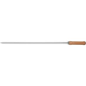 Espeto Simples para Churrasco 85cm Aço Cromado
