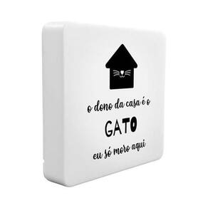 Luminária Usb Slim O Rei Dos Gatos: Ilumine Seu Espaço Com Estilo E Humor!