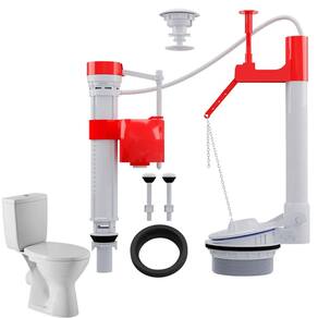 Kit Reparo Caixa Acoplada Banheiro Vaso Descarga Assento Sanitario Acionamento Superior