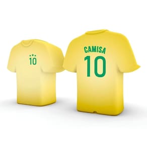 Ilumine Seu Amor Pelo Futebol: Luminária Camisa 10 Brasil Para Casa Ou Escritório!