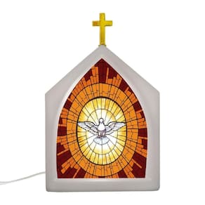 Luminária De Vitral Espírito Santo: Um Toque De Elegância E Luz Para Sua Decoração