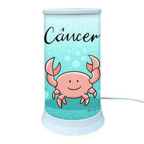 Iluminação Zodiacal: Luminária De Mesa Personalizada Para Cancerianos
