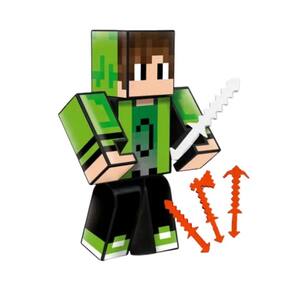 Boneco Cadres MInecraft com Acessórios 15cm - Algazarra