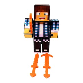 Boneco Authentic Games 15 Cm Com Acessórios - Algazarra