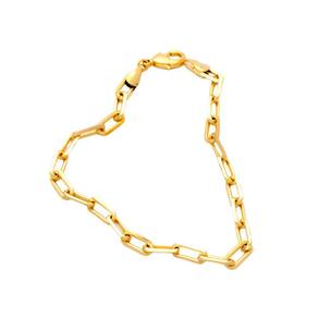 Pulseira Elo Cartier Feminina Banhada Em Ouro 18K