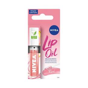 Hidratante Labial Nivea Lip Oil Efeito Gloss Rosé 5,5ml