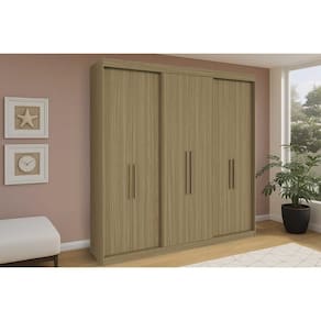 Guarda Roupa Casal 6 Portas e 4 Gavetas PH 18041 Cedro - Herval