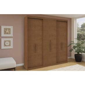 Guarda Roupa Casal 6 Portas e 4 Gavetas PH 18041 Carvalho Vermontt - Herval