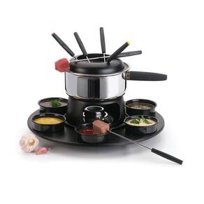 Conjunto Fondue Carroussel Lugano - Panela Inox 18 Pçs Forma