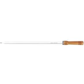 Espeto Alumínio Simples para Churrasco 80cm Mor