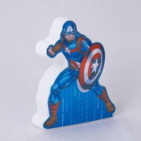 Luminária Led Usb Capitão América - Estilo E Iluminação Para Seu Espaço Heroico!
