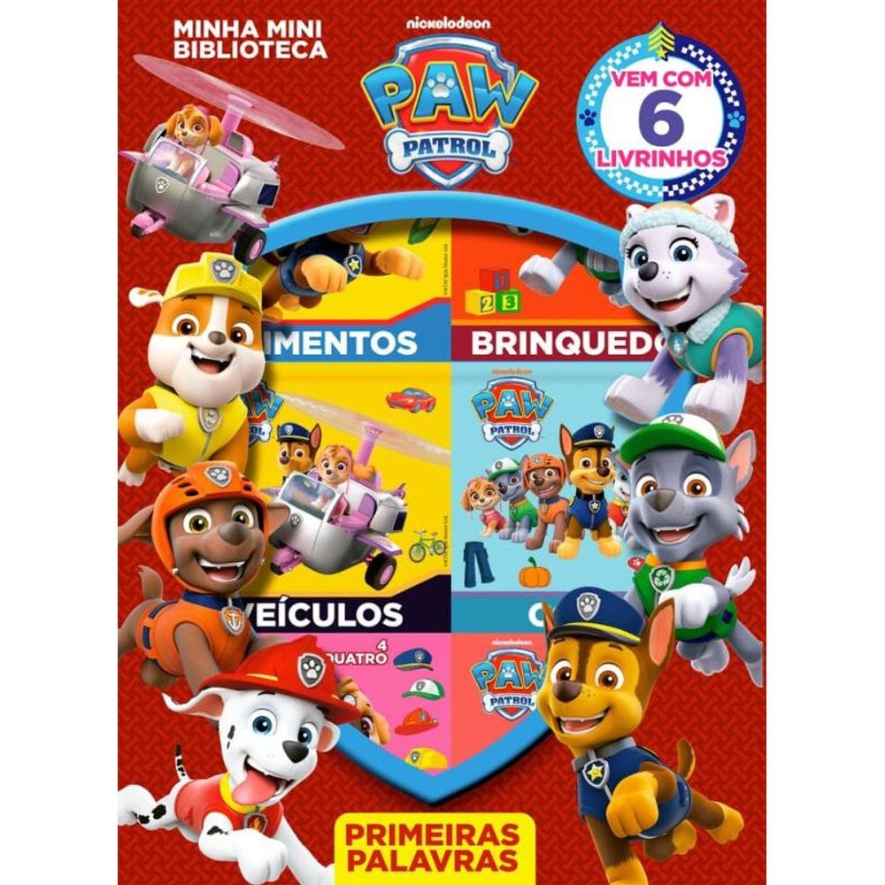 Patrulha Canina Minha Mini Biblioteca - Primeiras Palavras