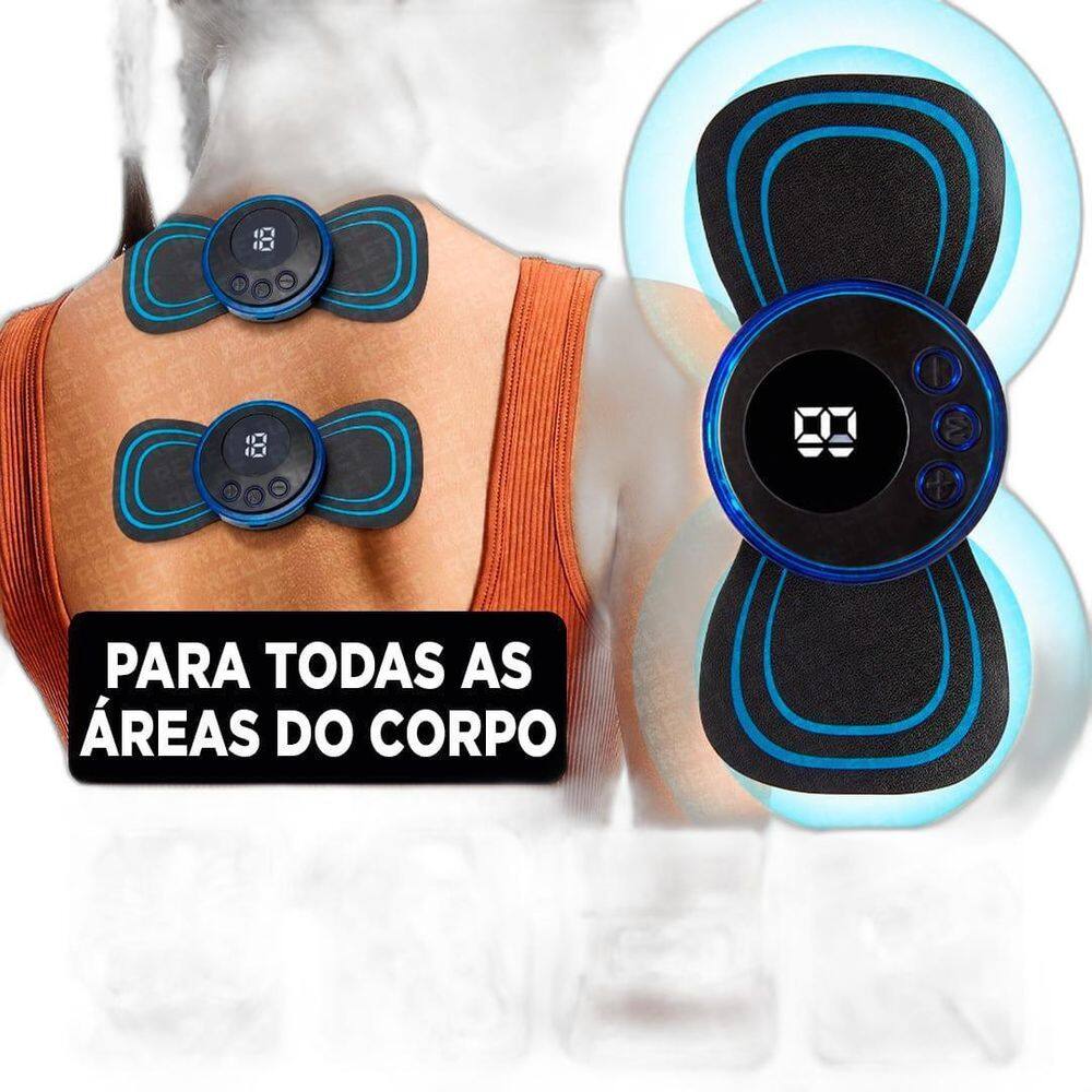 Mini Massageador Recarrega Dor Musculo Pescoço Perna Coluna