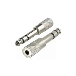 Adaptador de P2 Stereo X P10 Stereo - Niquelado