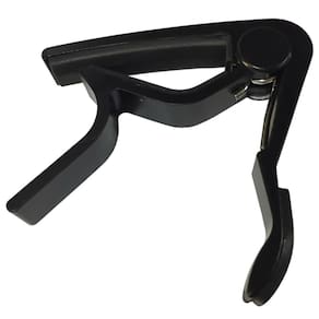 Braçadeira DELRIN para Violão Aço Preta - DOLPHIN