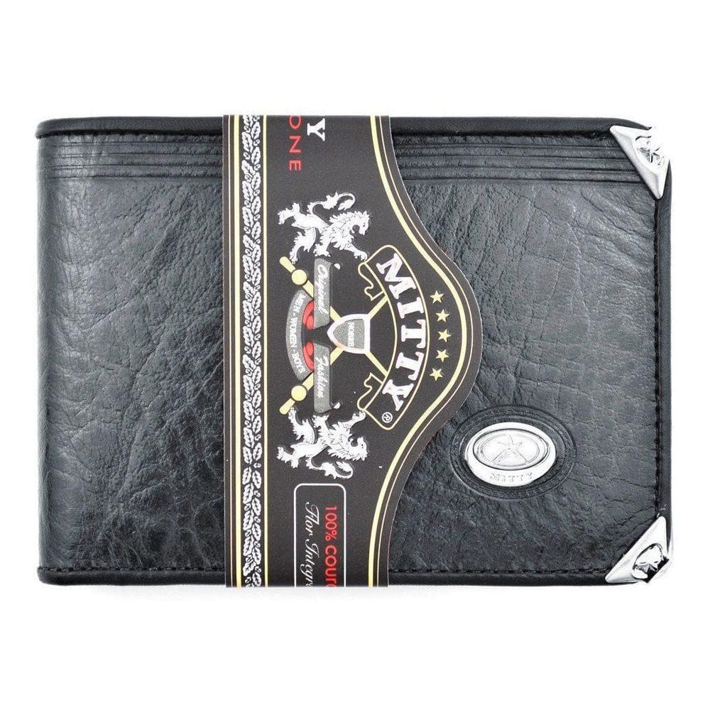 Carteira Mitty Em Couro Preta - M2