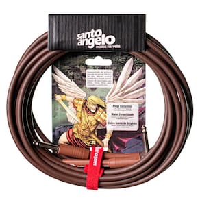 Cabo para Guitarra 0.30MM e Conectores P10N modelo ACOUSTIC L 90 ° graus 15FT/4.57M