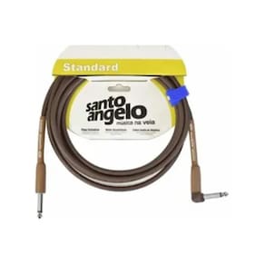 Cabo para Guitarra 0,30MM e conectores P10N modelo ACOUSTIC L 90° graus 10FT/3.05M