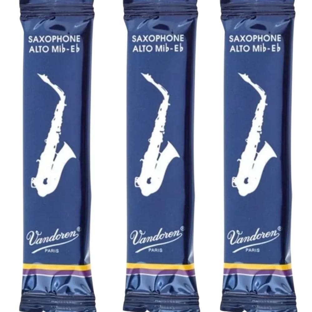 3 Palhetas VANDOREN para Sax Alto 2
